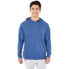 Charles River Unisex Blue Heather Cayak Lightweight Stretch Hoodie