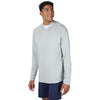 Charles River Unisex Light Grey Heather Lightweight Stretch Hoodie