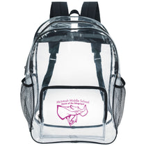 48-Hour BIC Black Clear Backpack