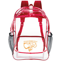 48-Hour BIC Red Clear Backpack
