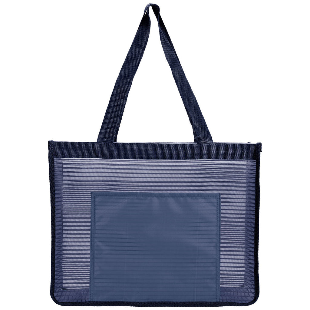 48-Hour BIC Navy Landscape Mesh Tote