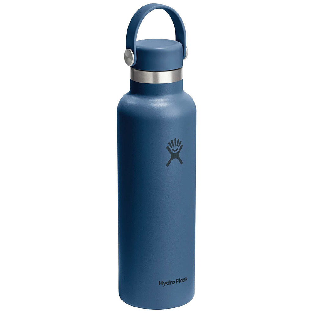 Hydro Flask Harbor Blue Standard Mouth With Flex Cap 21oz