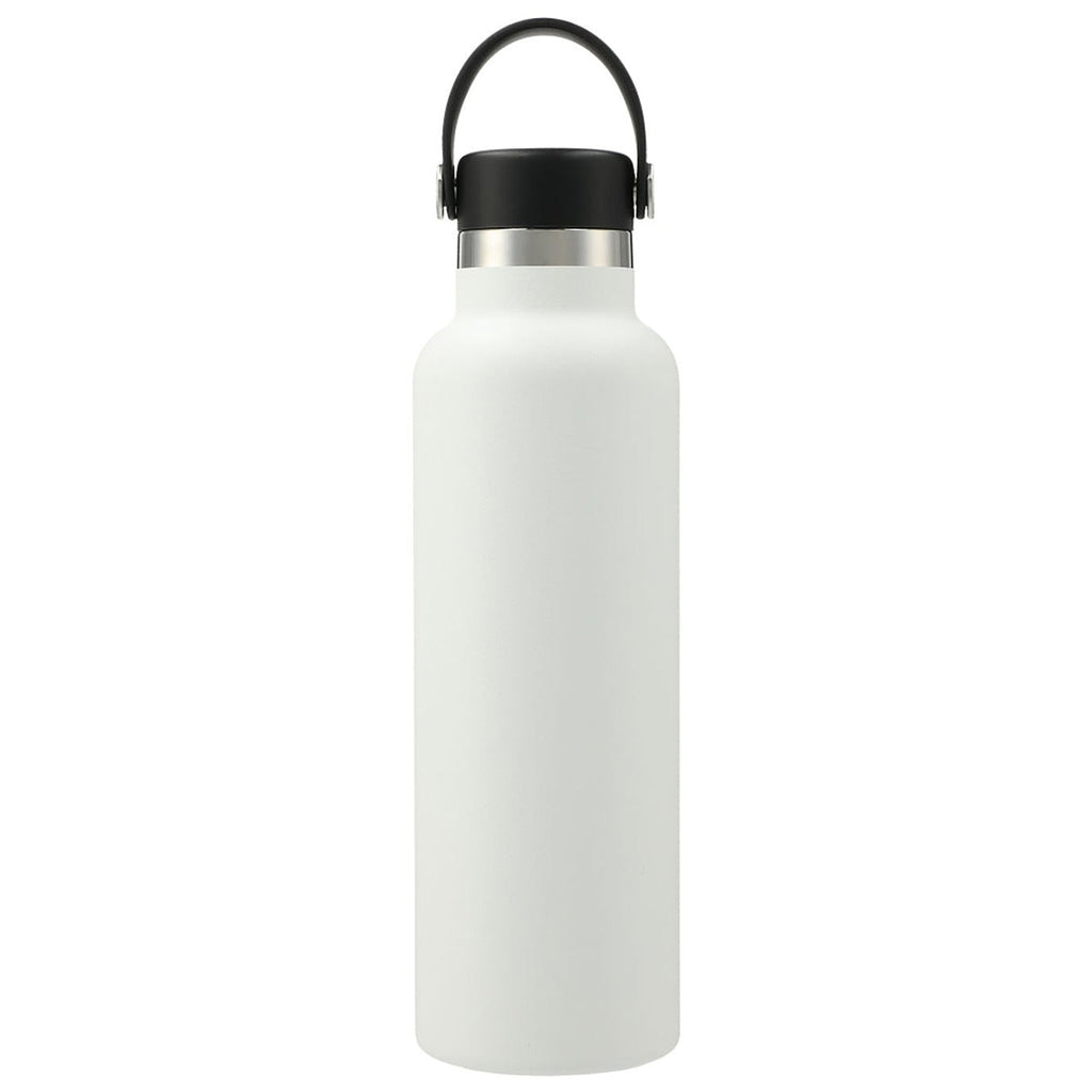 48-Hour Hydro Flask White Standard Mouth With Flex Cap 21oz