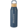 Leed's Nightfall Blue Aspen 24 oz Recycled Bottle with FSC Bamboo Lid