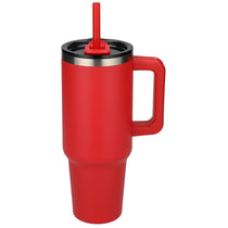 Leed's Red Pinnacle 40 oz Vacuum Insulated Eco-Friendly Travel Tumbler with Straw