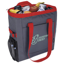 48-Hour Koozie Charcoal/Red Convertible Tote-Pack Kooler