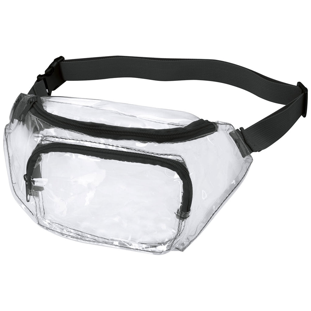 48-Hour BIC Clear/Black Clear Fanny Pack