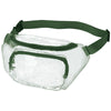 48-Hour BIC Clear/Forest Green Clear Fanny Pack