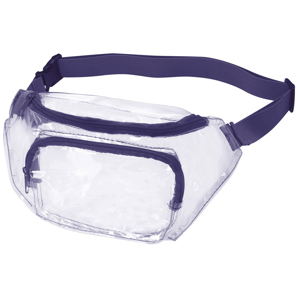 48-Hour BIC Clear/Purple Clear Fanny Pack