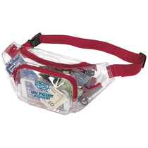 48-Hour BIC Clear/Red Clear Fanny Pack