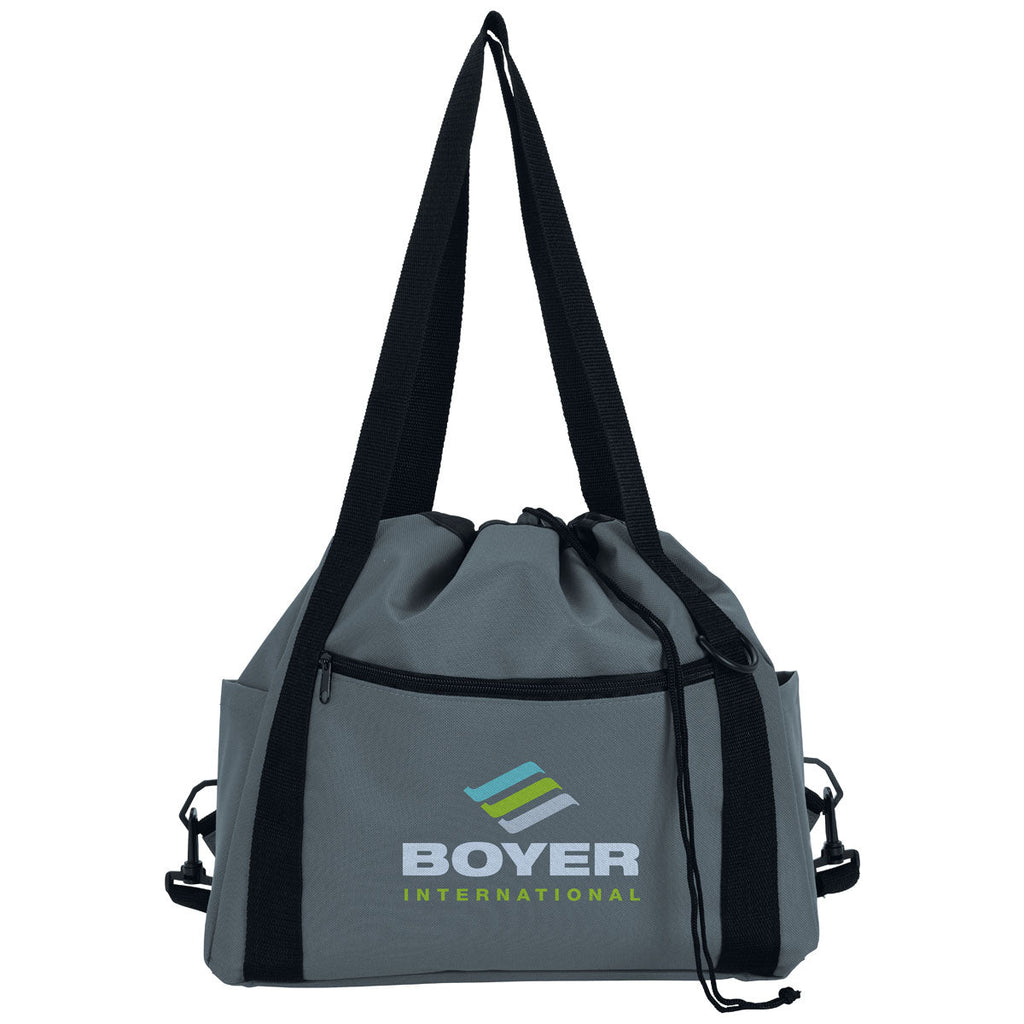 48-Hour Good Value Charcoal Convertible Cinch Tote-Pack