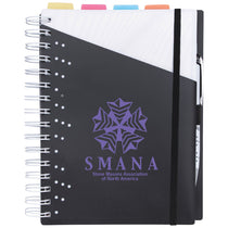 48-Hour Souvenir Black Notebook with Vertex Pen