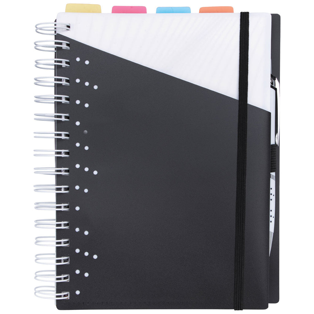 48-Hour Souvenir Black Notebook with Vertex Pen