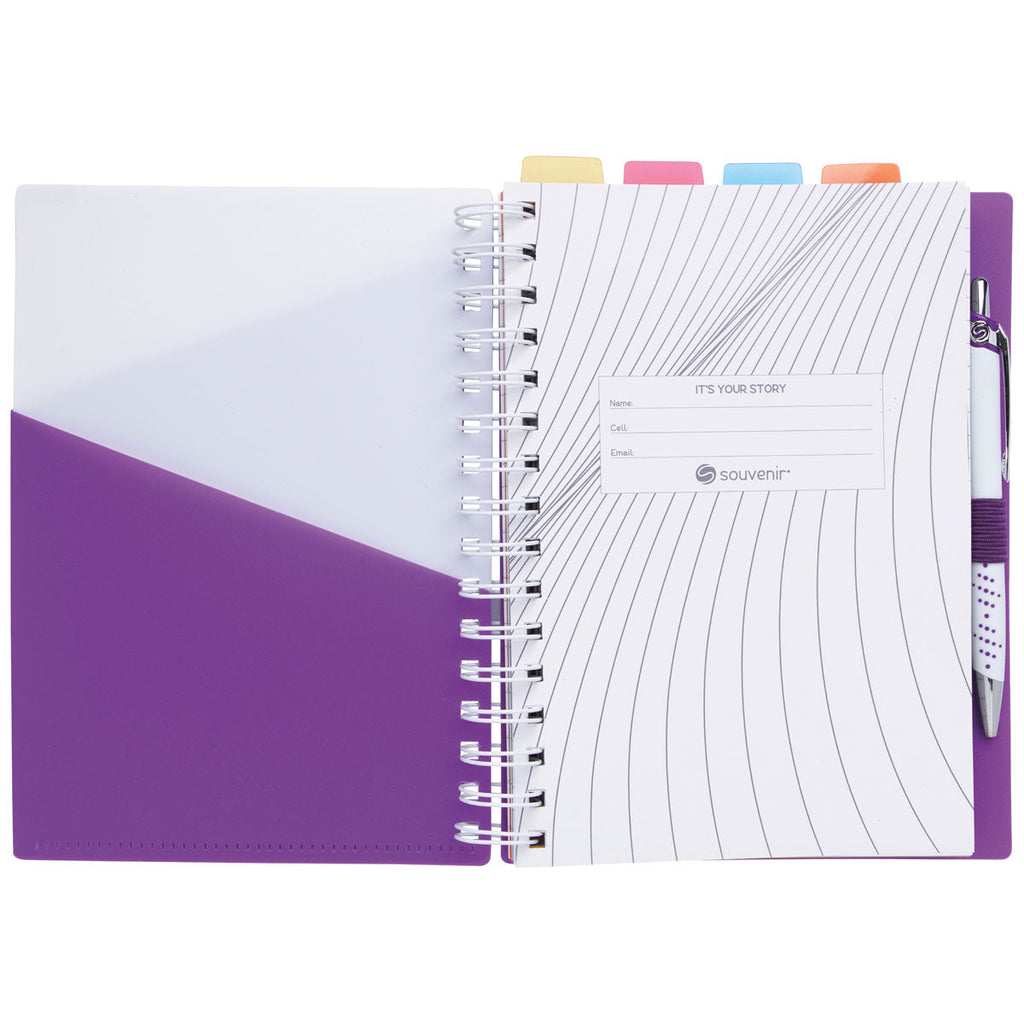 48-Hour Souvenir Purple Notebook with Vertex Pen