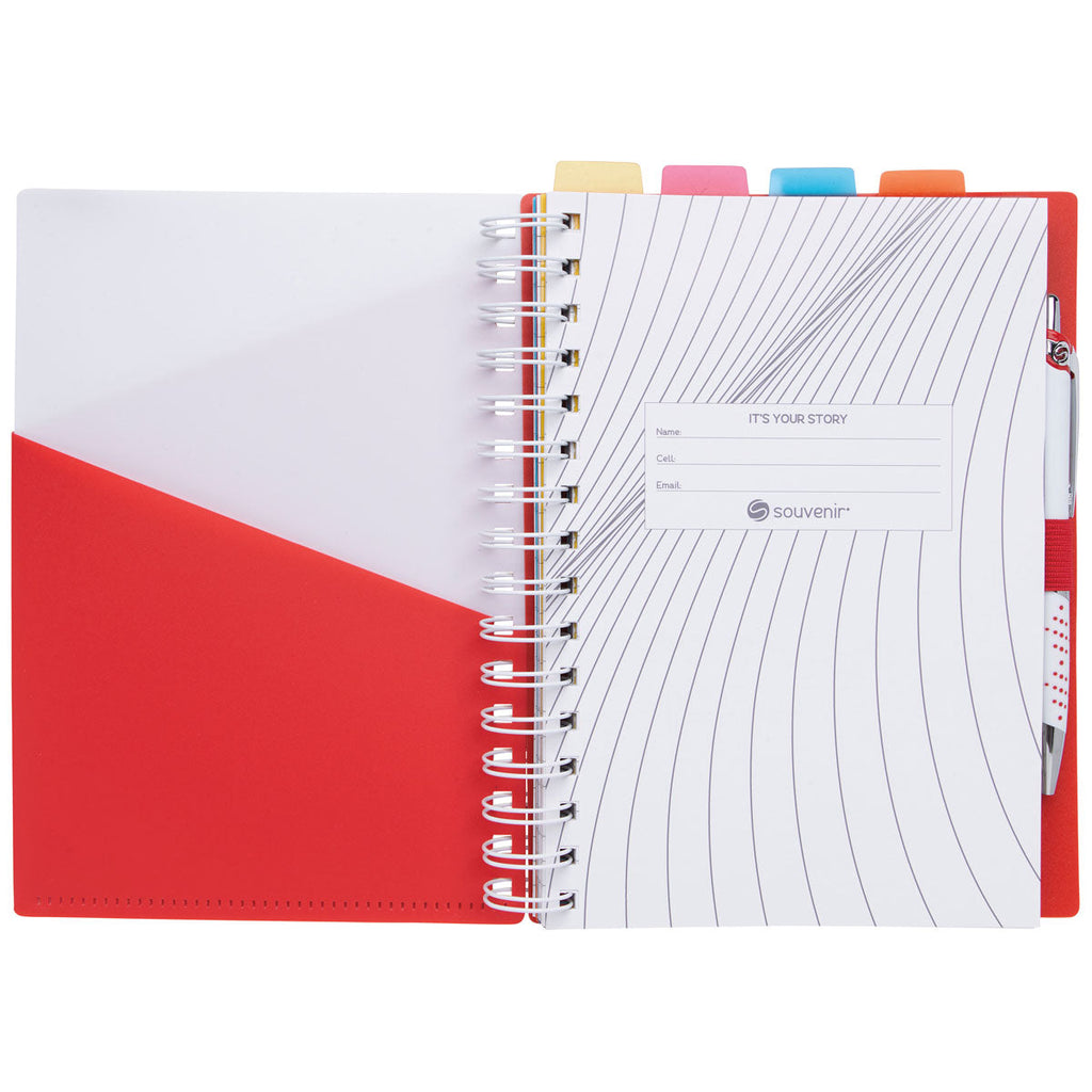 48-Hour Souvenir Red Notebook with Vertex Pen