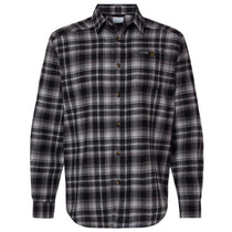 Columbia Men's Black Backland Tartan Cornell Woods Flannel Shirt