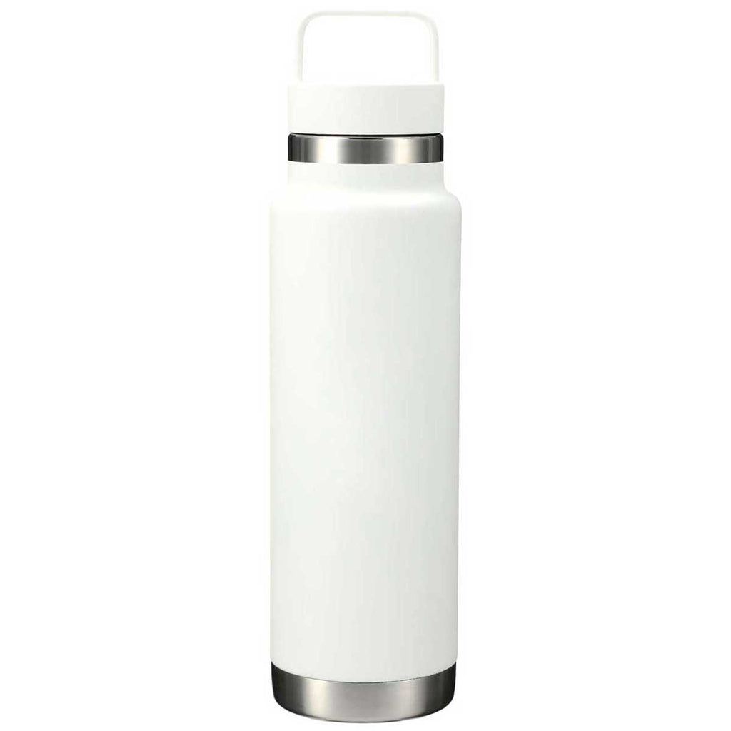 48-Hour Leed's White Colton Copper Vacuum Insulated Bottle 20oz