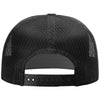 Richardson Charcoal/Burnt Orange/Black 7-Panel Trucker