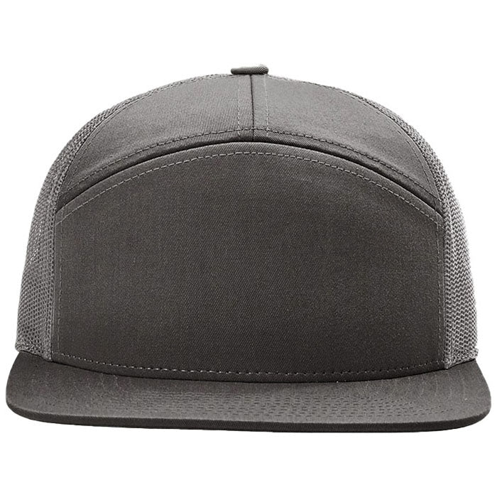 Richardson Charcoal 7-Panel Trucker