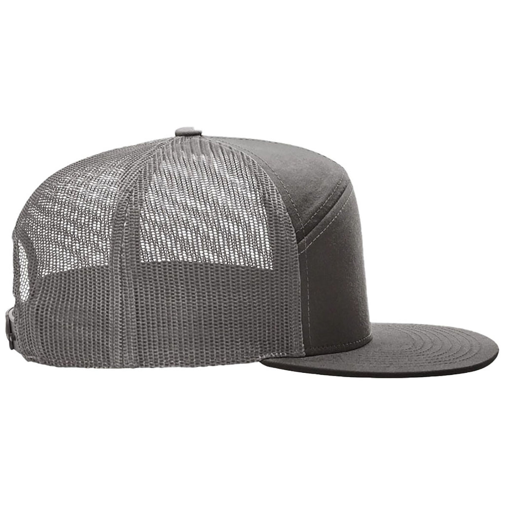Richardson Charcoal 7-Panel Trucker