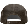 Richardson Pale Khaki/Brown 7-Panel Trucker