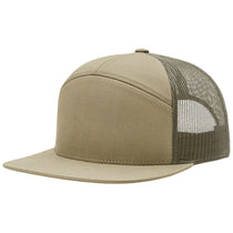 Richardson Pale Khaki/Loden 7-Panel Trucker