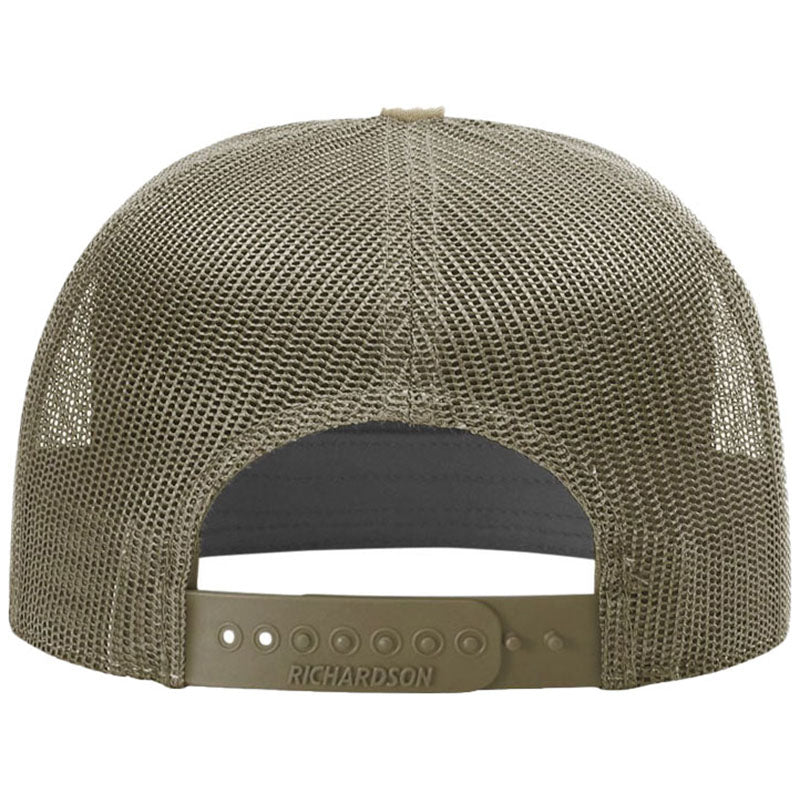 Richardson Pale Khaki/Loden 7-Panel Trucker
