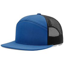 Richardson Royal/Black 7-Panel Trucker