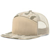 Richardson Harvest Duck Camo/Sandstone Printed 7-Panel Trucker
