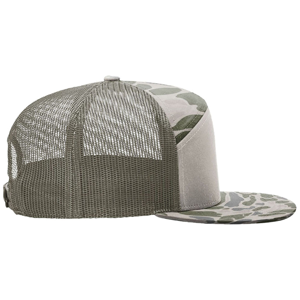 Richardson Marsh Duck Camo/Loden Printed 7-Panel Trucker