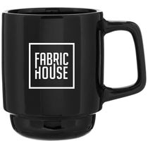 ETS Express Black Olly 16oz Stackable Ceramic Mug