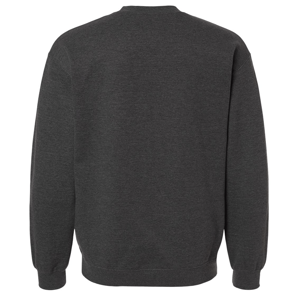 Gildan Unisex Fan Charcoal Heather Heavy Blend Crewneck Sweatshirt