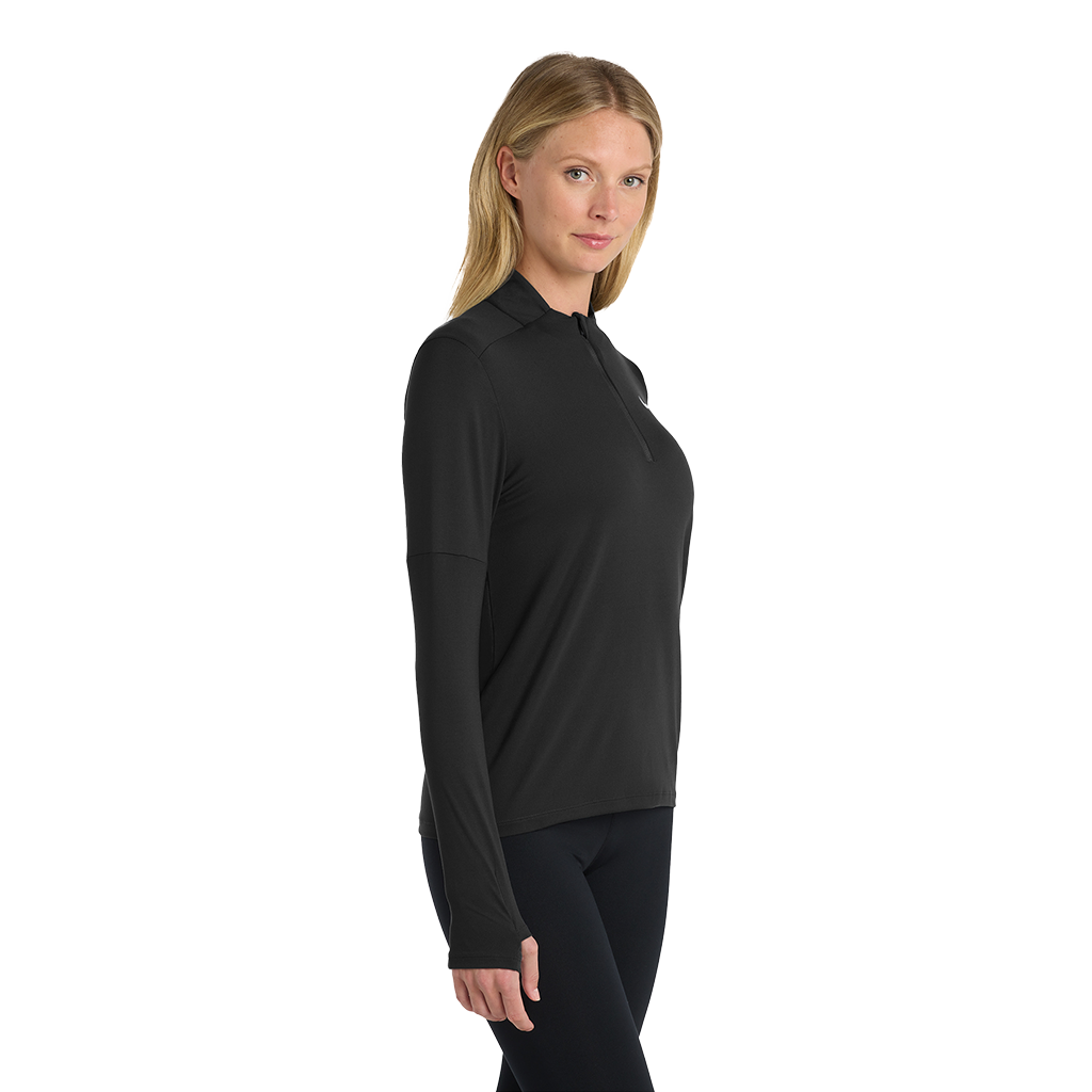 Nike Women's Black Dri-FIT Element 1/2 Zip Top