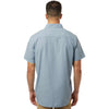 Columbia Men's Ripple Blue Rapid Rivers Novelty Short Sleeve Shirt