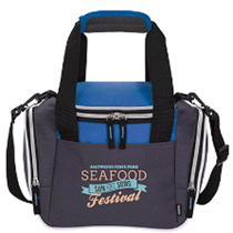 48-Hour Koozie Blue Lunch Duffel Kooler