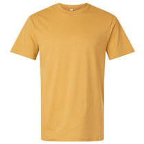 American Apparel Unisex Mustard Fine Jersey Short-Sleeve T-Shirt