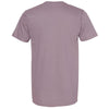 American Apparel Unisex Smokey Violet Fine Jersey Short-Sleeve T-Shirt