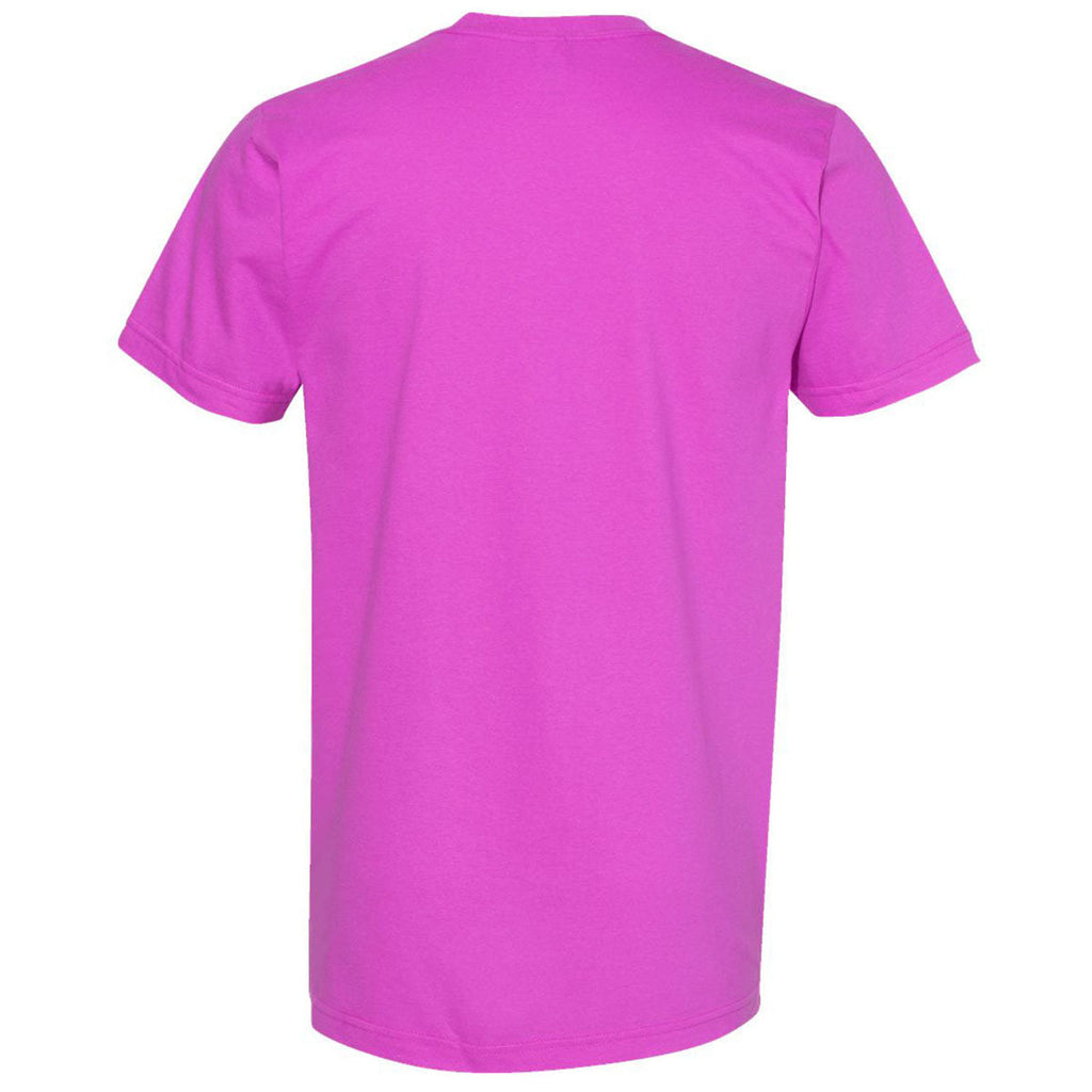 American Apparel Unisex Super Pink Fine Jersey Short-Sleeve T-Shirt