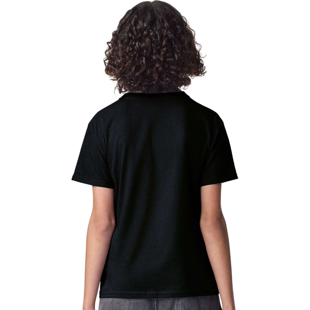 American Apparel Youth Black Fine Jersey Tee