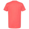Tultex Unisex Bright Coral Fine Jersey T-Shirt
