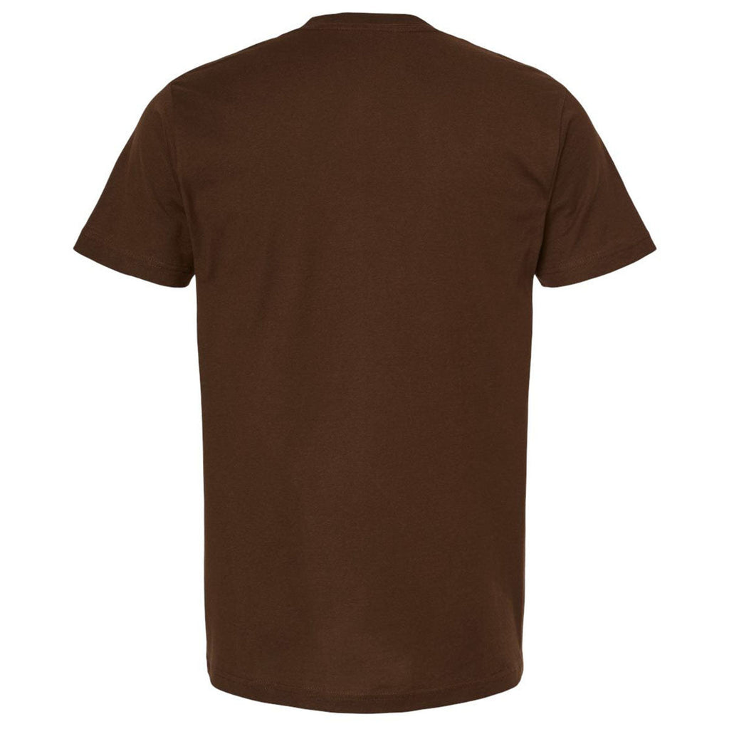 Tultex Unisex Brown Fine Jersey T-Shirt