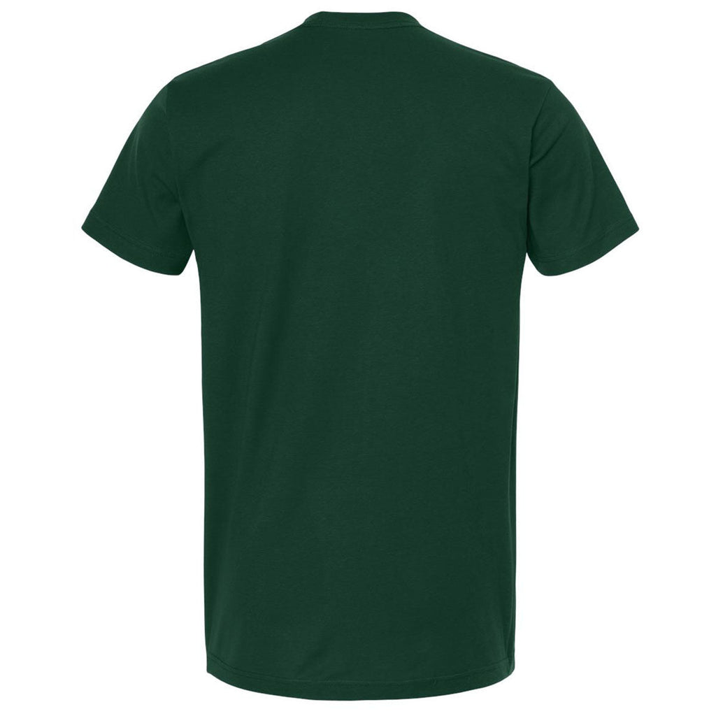 Tultex Unisex Forest Green Fine Jersey T-Shirt