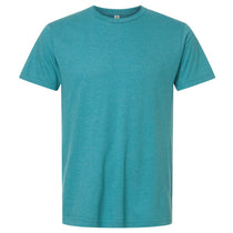 Tultex Unisex Heather Aqua Blue Fine Jersey T-Shirt