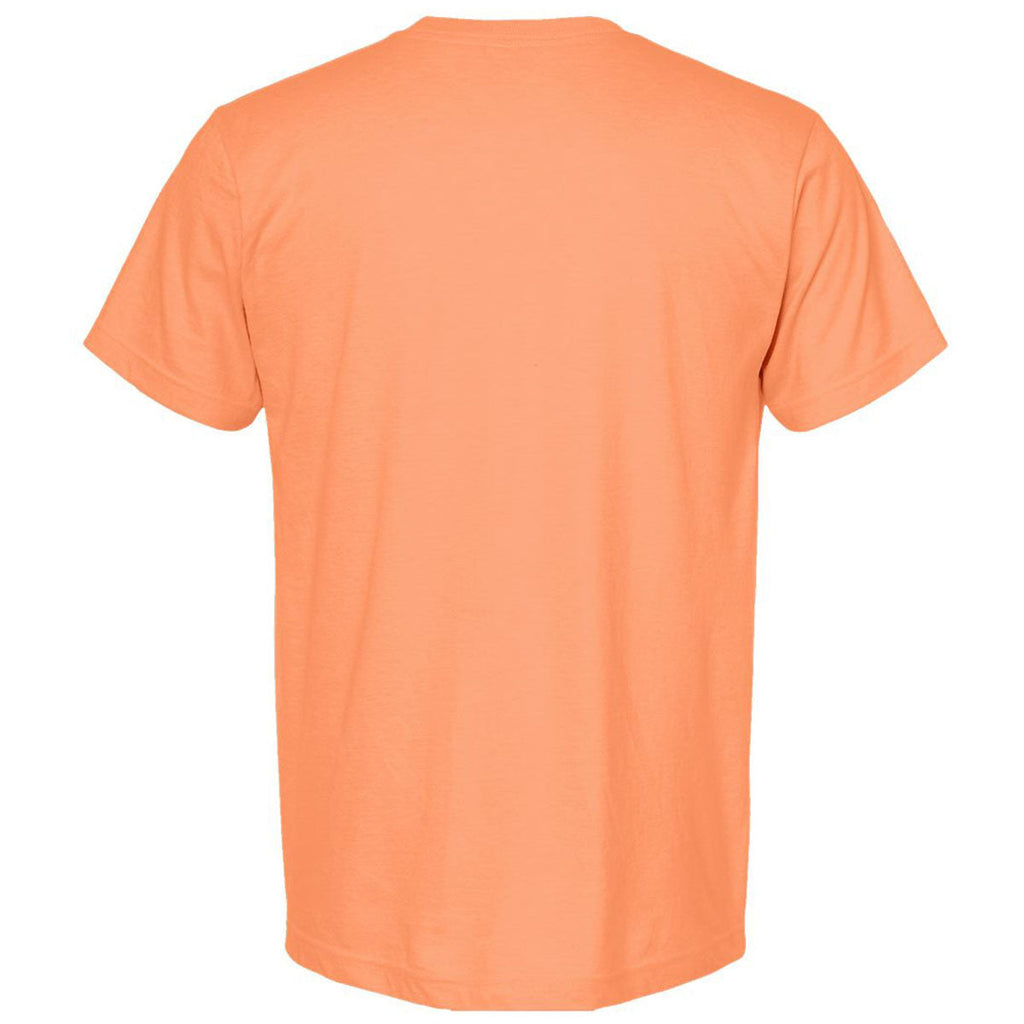 Tultex Unisex Heather Cantaloupe Fine Jersey T-Shirt