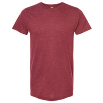 Tultex Unisex Heather Cardinal Fine Jersey T-Shirt
