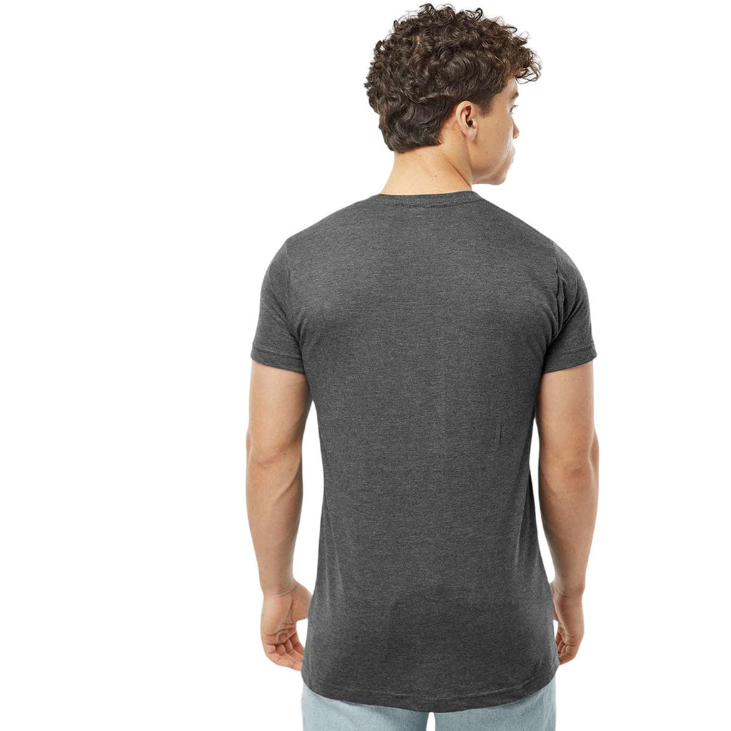 Tultex Unisex Heather Charcoal Fine Jersey T-Shirt