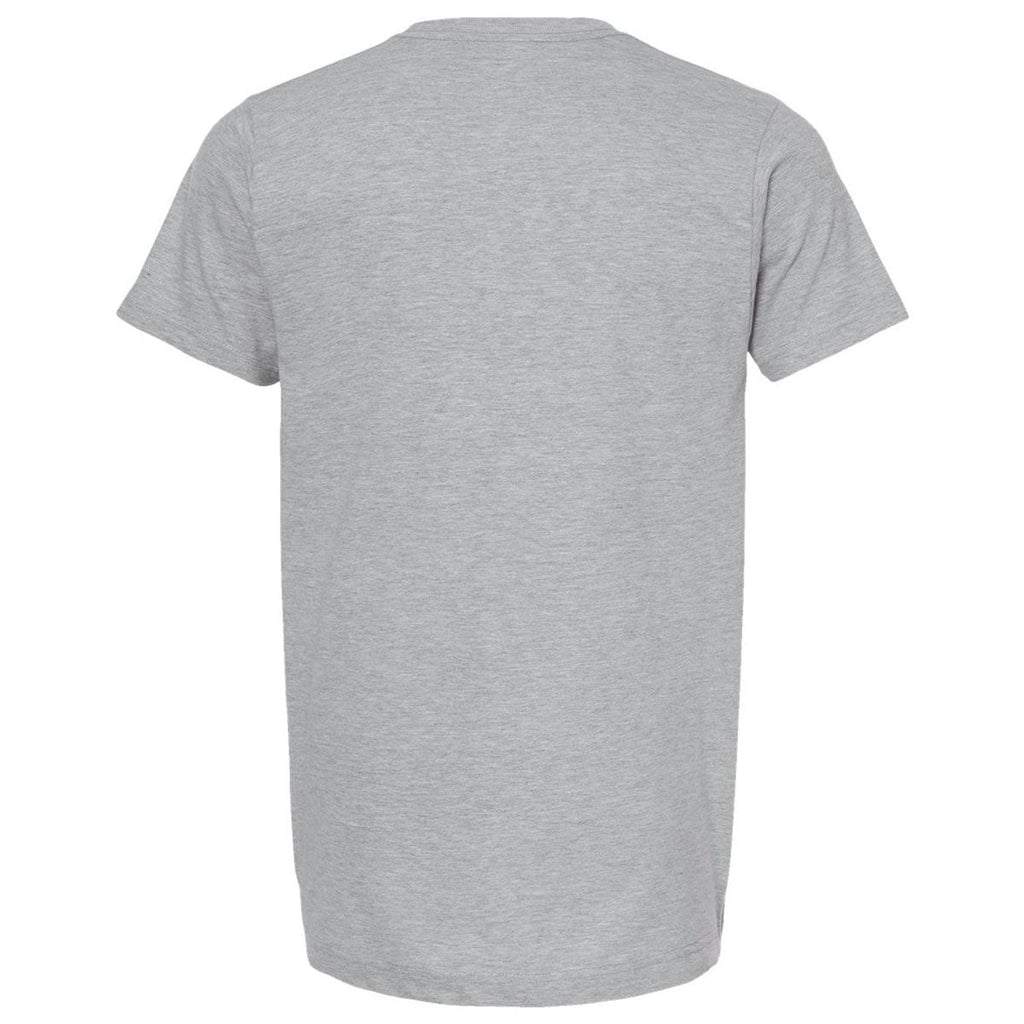 Tultex Unisex Heather Grey Fine Jersey T-Shirt