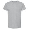 Tultex Unisex Heather Grey Fine Jersey T-Shirt