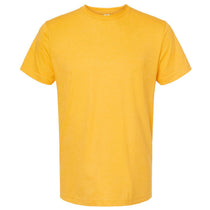 Tultex Unisex Heather Mellow Yellow Fine Jersey T-Shirt