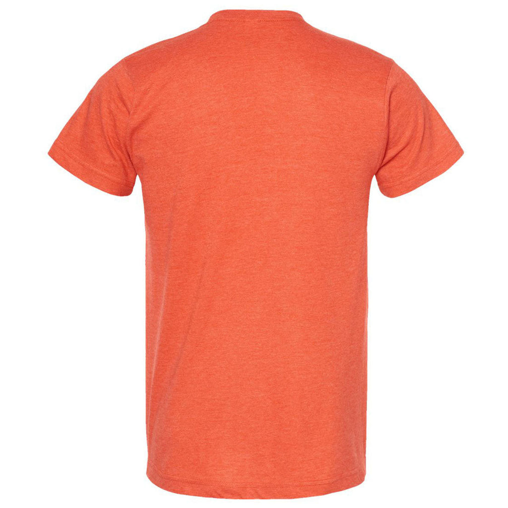 Tultex Unisex Heather Orange Fine Jersey T-Shirt